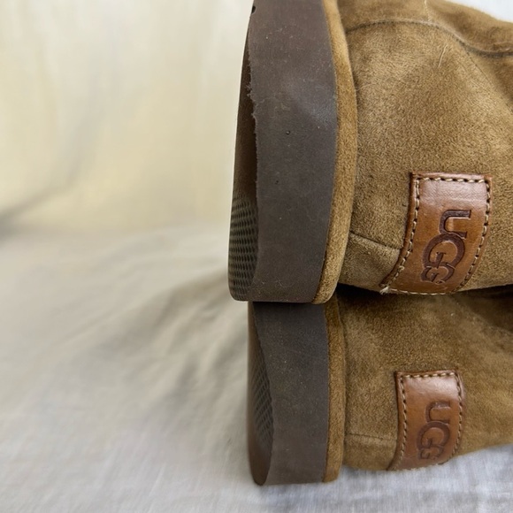 Ugg Abree Short 11 Boot With Side Zip Size 7 Made in Italy - Picture 10 of 12